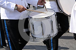 Marching drummer