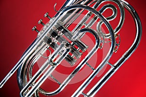 Marching French Horn Red