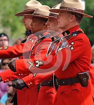 Marching RCMP