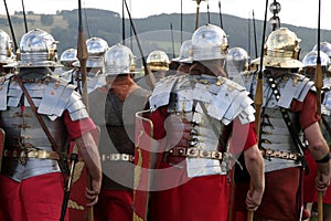 Marching Roman Army photo