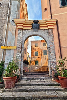 Marciana - ancient gate photo