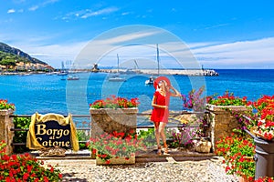 Marciana Marina Tourist woman photo