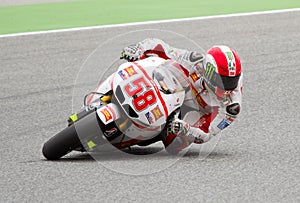 Marco Simoncelli racing