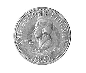 Marcos head coin photo