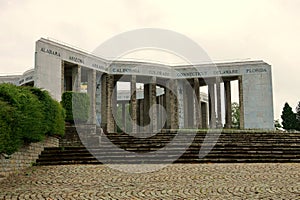 Mardasson Memorial in Bastogne in Belgium photo