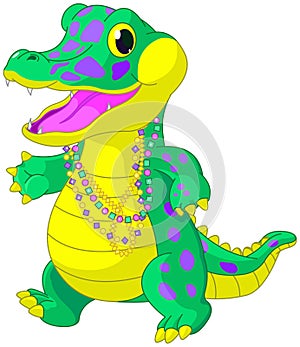 Mardi Gras Alligator