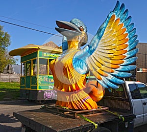 Mardi Gras Bird Prop