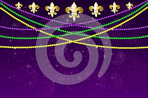 Mardi gras carnival party design