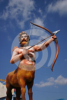 Mardi Gras Float Archer Vertical