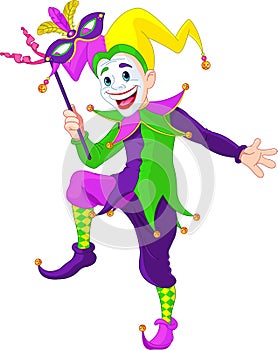 Mardi Gras jester