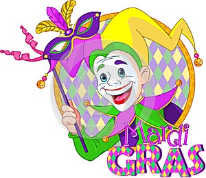 Mardi Gras jester