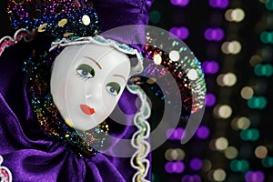 Mardi Gras Marionette Mask