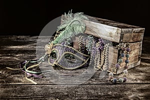 Mardi Gras Mask Still Life