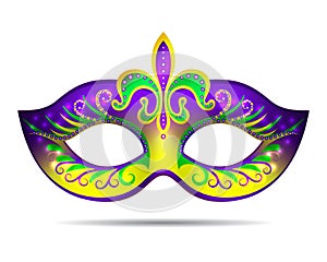 Mardi Gras mask photo