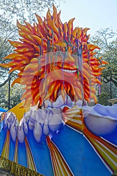 Mardi Gras parade float