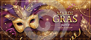 Mardi Gras party banner