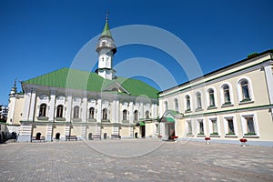 Mardzhani Mosque is the first cathedral mosque of Kazan, Tatarstan Republic