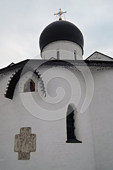 Marfo-Mariinsky Convent of Mercy in Moscow in winter