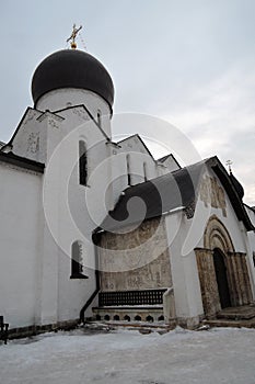 Marfo-Mariinsky Convent of Mercy in Moscow in winter