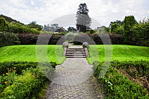 Margam Castle gardens, Whales