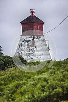 Margaree Harbour Range Front Lighthouse in Nova Scotia