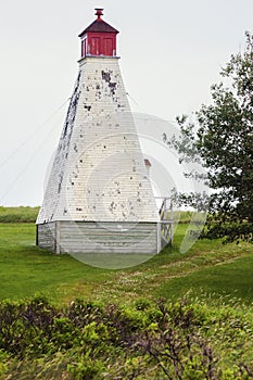 Margaree Harbour Range Front Lighthouse in Nova Scotia