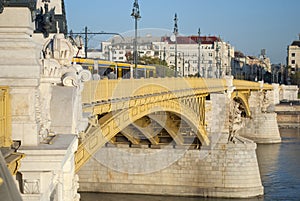 The Margaret Bridge in Budapest (Hungary)