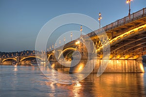 Margaret bridge, Budapest, Hungary