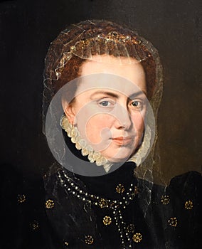 Margaret of Parma by studio Adriaen Thomasz