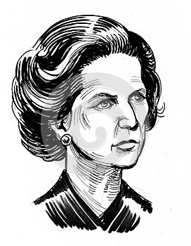 Margaret Thatcher portrait