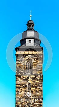 The Margarethenkirche â€“ Church tower (built 1531-1542) in Gotha, Germany