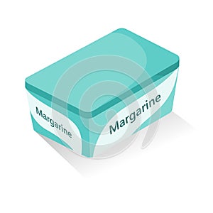 Margarine.Vector illustration of Margarine