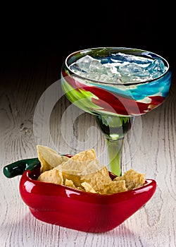 Margarita and Chips