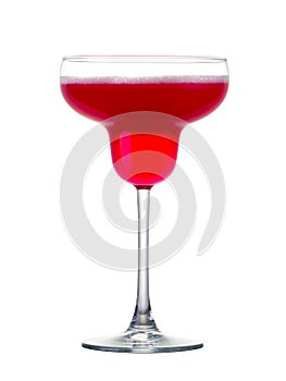 Margarita cocktail isolated on a white background