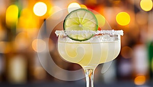 margarita cocktail with lime