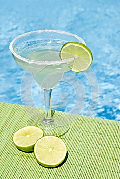 Margarita Cocktail by the Pool