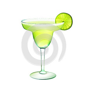 Margarita cocktail realistic