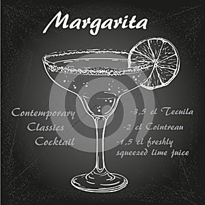 Margarita cocktail vector1 photo