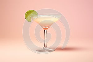 Margarita an iconic cocktail drink. AI Generated Illustration