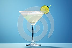 Margarita an iconic cocktail drink. AI Generated Illustration
