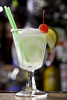 Margaritas with lime