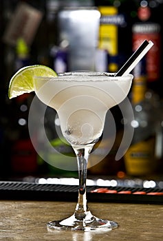 Margaritas with lime