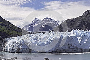 Margerie Glacier and Mt Fairweather from Glacier Bay National Park