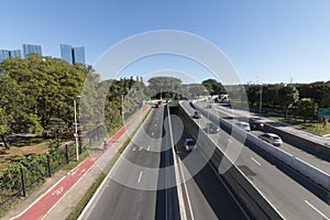 Marginal Pinheiros highway photo