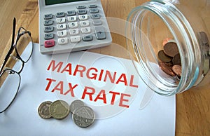Marginal tax rate photo