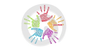 Marginalized Populations Animated Word Cloud