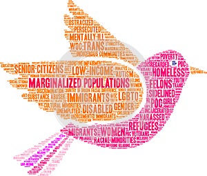 Marginalized Populations Word Cloud