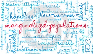 Marginalized Populations Word Cloud photo