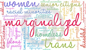 Marginalized Word Cloud