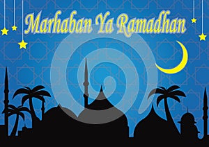 Marhaban Ya Ramadhan Greeting Card photo